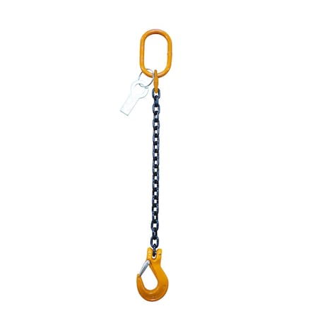 Starke Chain Sling, 3/8in, G80, Sling Hook, 4 ft SCSG8038-1LS-4
